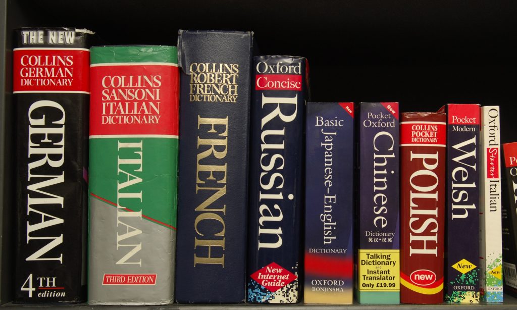 language dictionaries